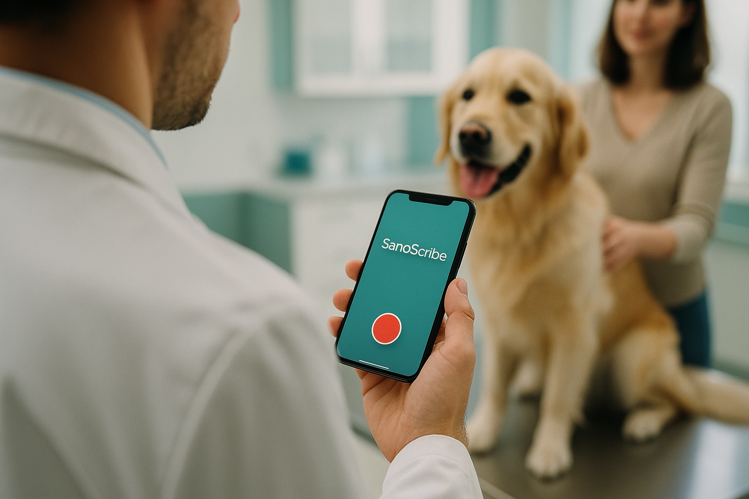 Veterinarian Professional using SanoScribe